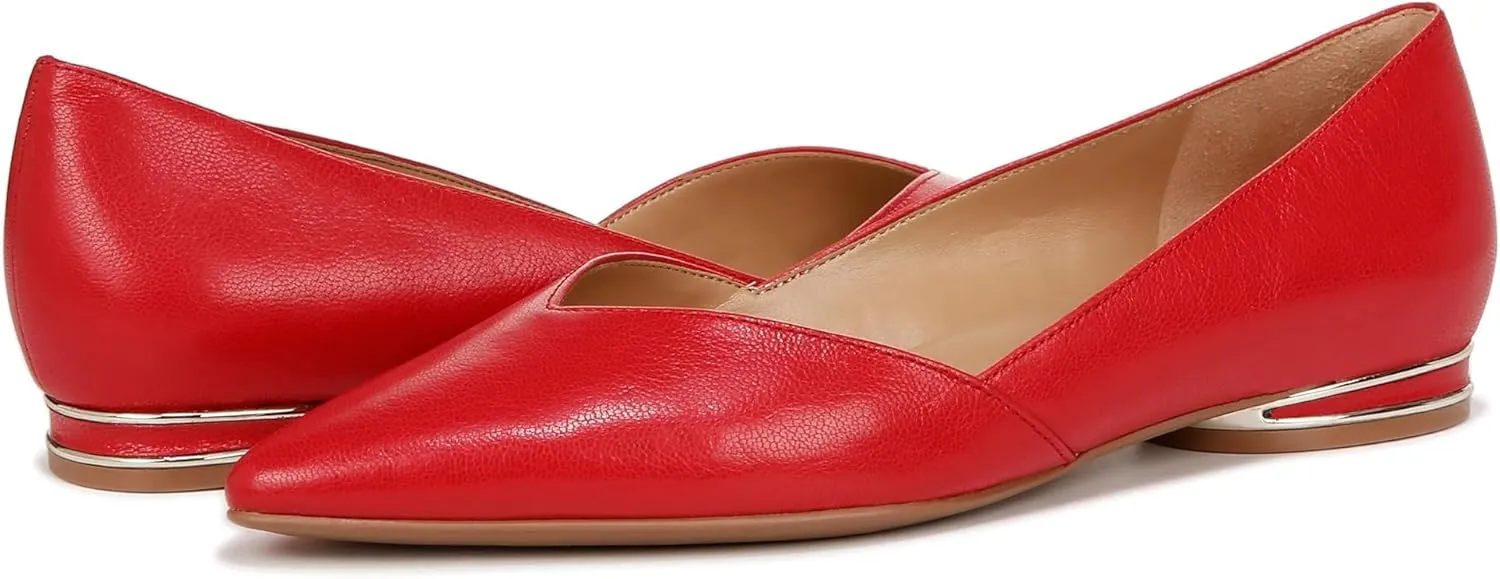 Naturalizer Womens Havana Pointed Toe Slip On Dress Ballet Flat