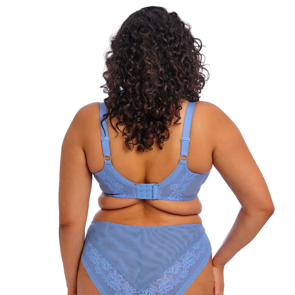 Nerina Underwire Plunge Bra-Stretch Cornflower