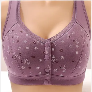 NREALY Bras for Older Women Front Closure Bra with Front Closure for Women Daisy Bras for Older Women Front Closure