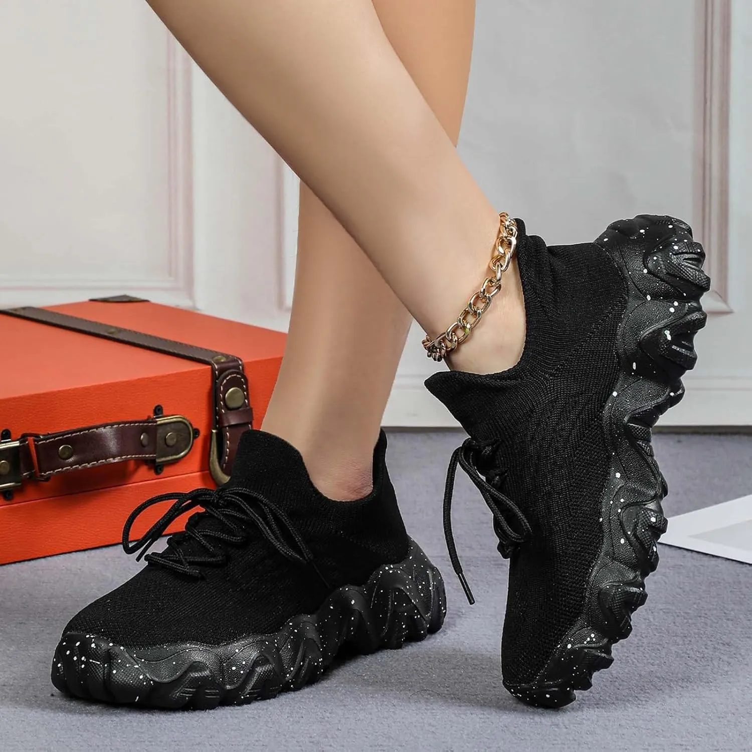 Nurse Babe Shoes Ortho Pro Comfortwear Women's Plantar Fasciitis Orthopedic Shoes Wide Arch Support Non-Slip Tennis Barefoot