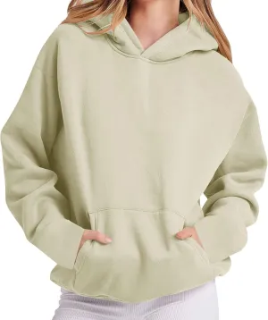 Oversized Hoodies for Women 2024 Fleece Sweatshirts Long Sleeve Sweaters Pullover Fall Fashion Outfits