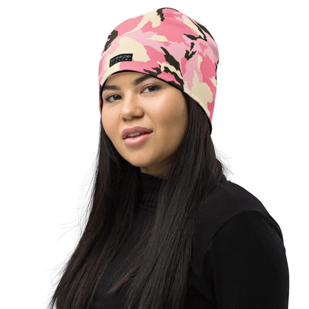 'Pink Camo' beanie