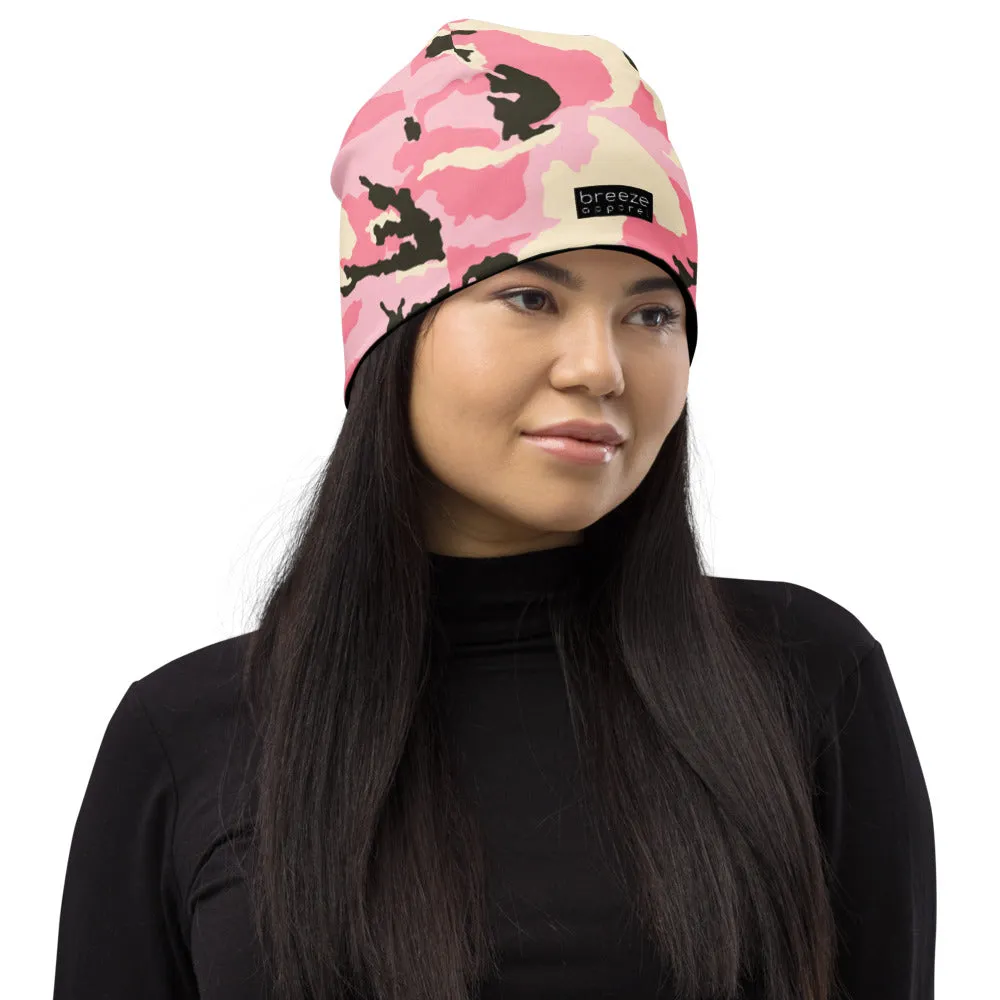 'Pink Camo' beanie