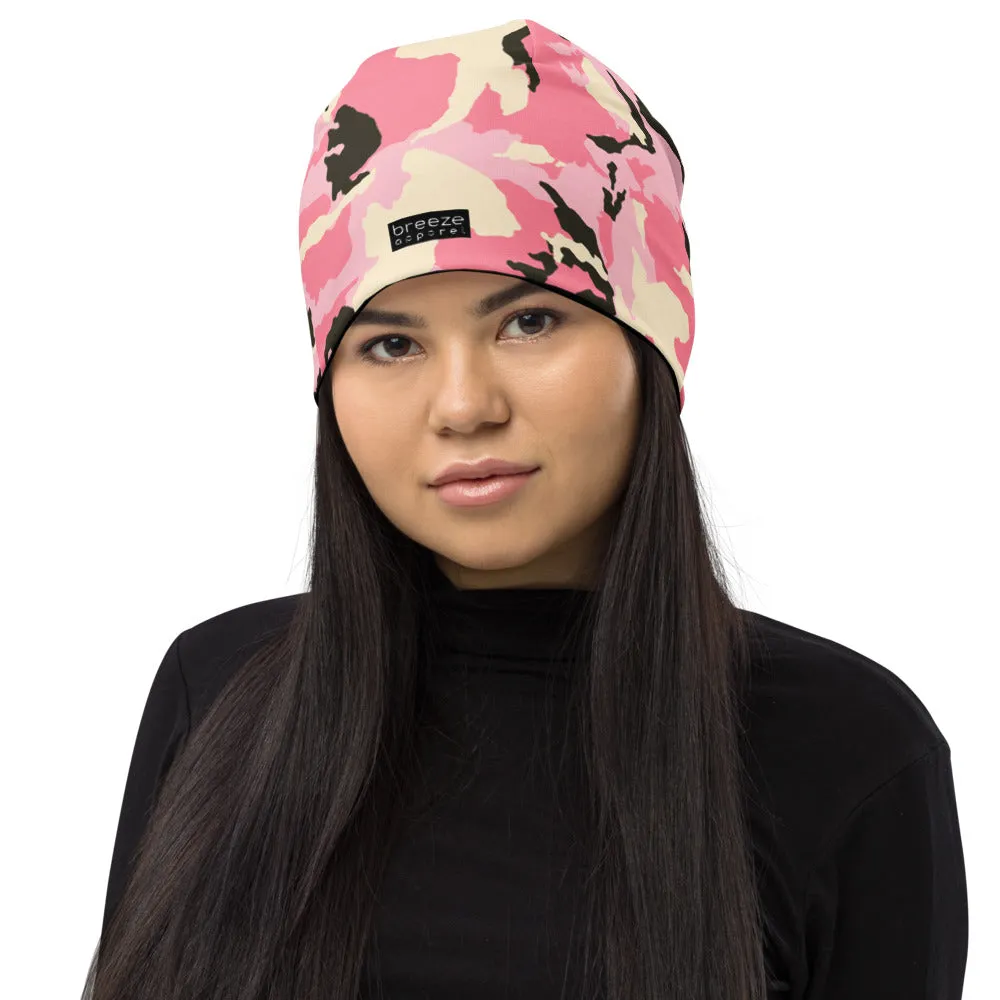 'Pink Camo' beanie