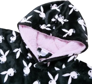 Playboy Women's Amazon Exclusive Super Plush Oversized Sherpa Cozy Hoodie Or Onesie Sizes S/M & L/XL