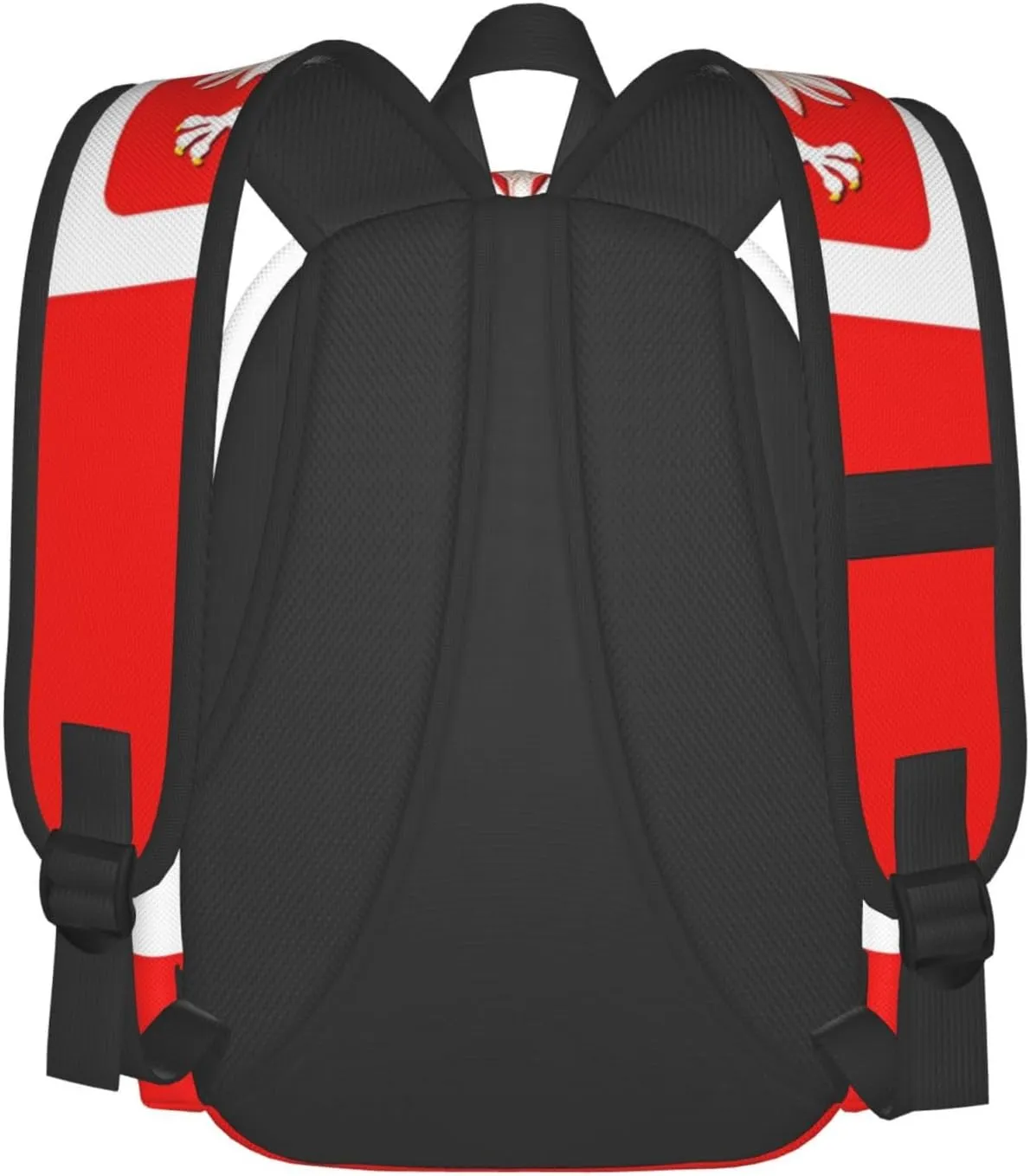Polish Flag Poland Polska Eagle Laptop Backpack Shoulder Bag Laptop Pack Travel Backpacks Commuter Back Pack Casual Daypack Bags With Side Pockets