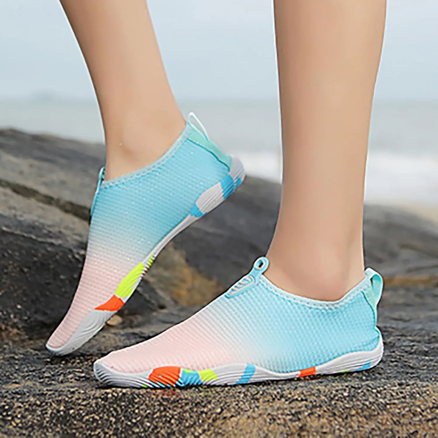 Quick Dry Aqua Socks Water Shoes for Men Women Barefoot Swim Beach Pool Surf Kayaking Hiking Diving Yoga Sports Lightweight Breathable