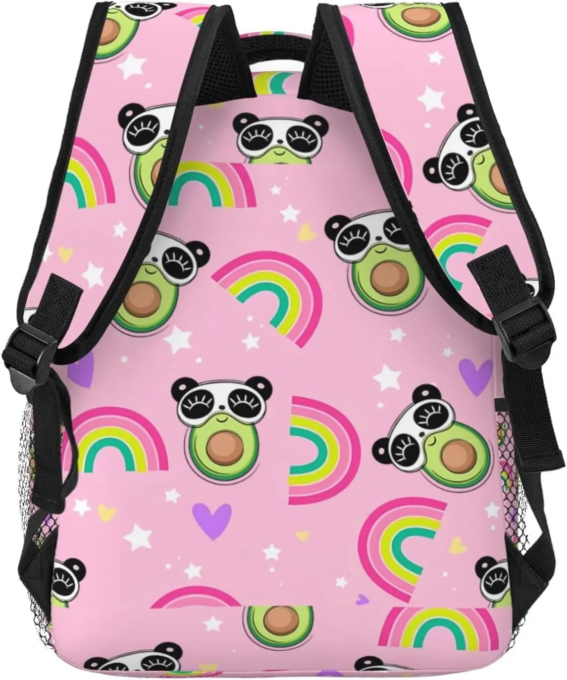 Rainbow Panda Backpack for Women Man Lightweight Laptop Backpacks Book Bag Casual Daypacks for Hiking Travel College Office