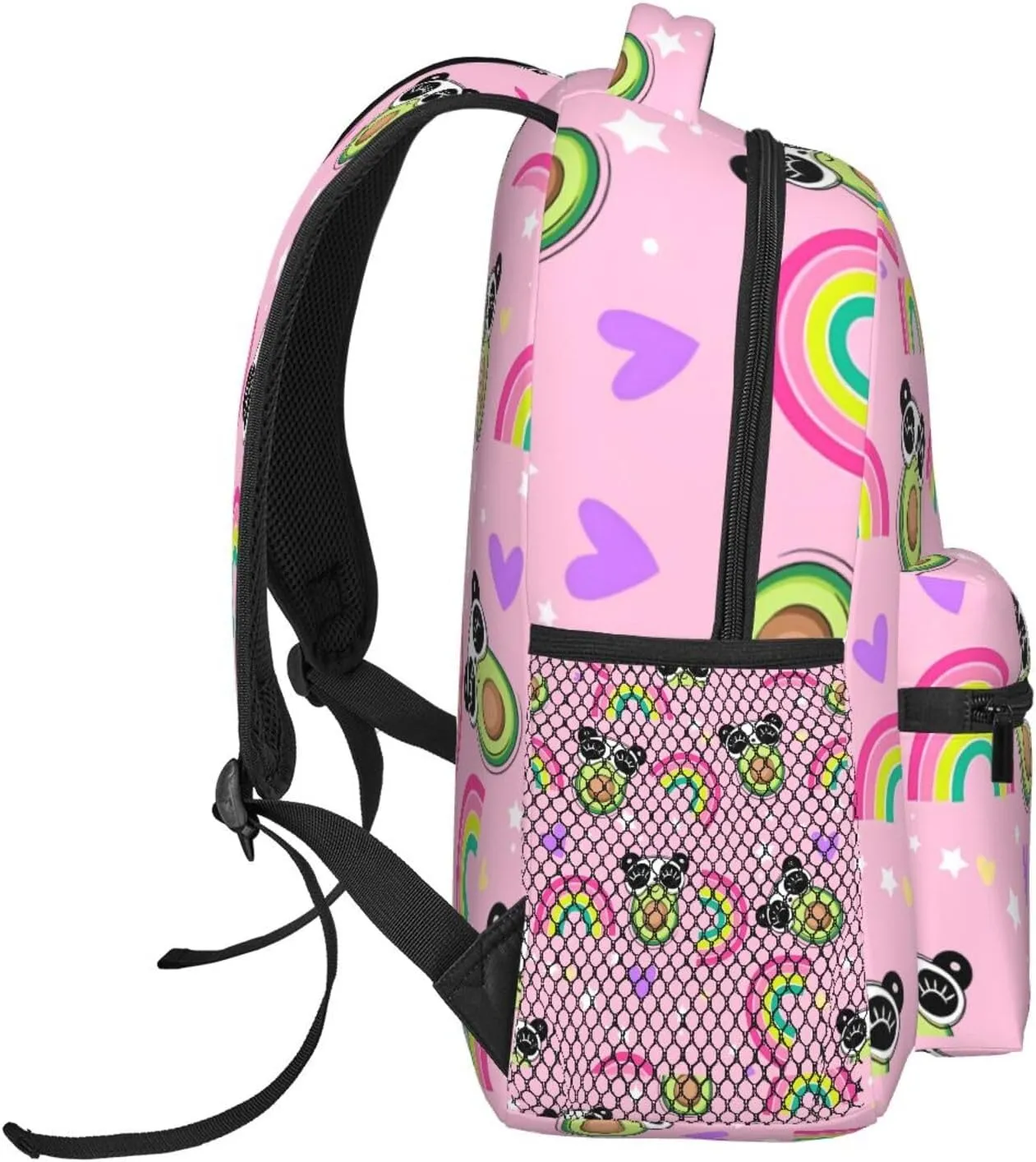 Rainbow Panda Backpack for Women Man Lightweight Laptop Backpacks Book Bag Casual Daypacks for Hiking Travel College Office