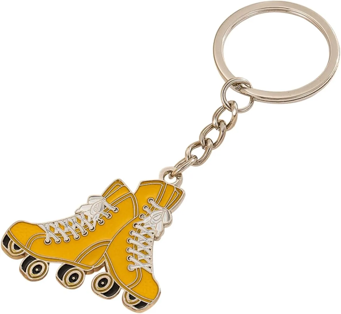Roller Skates Keychain Key Pendants for Women Skating Shoes Key Ring Party Favor Buckle