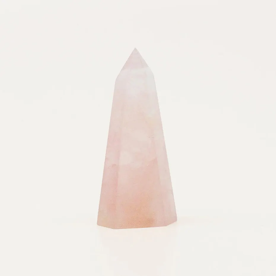 Rose Quartz Crystal Ring Stand
