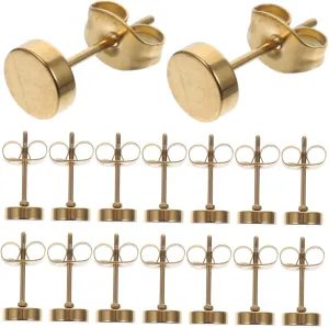 Round Shaped Earrings Hoops Triple Fidget Big Hoop Earrings Nose Rings for Women Gold Small Hoop