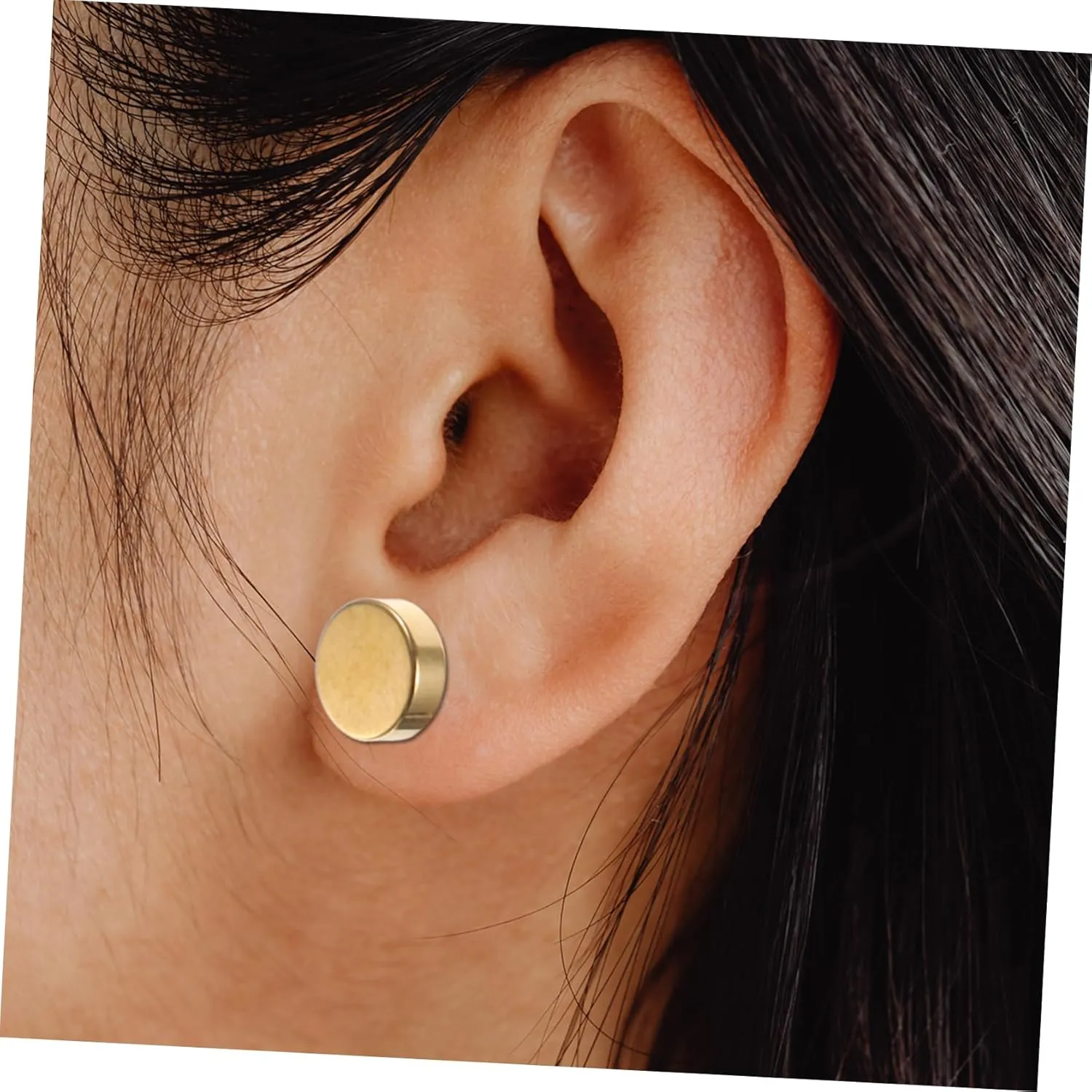 Round Shaped Earrings Hoops Triple Fidget Big Hoop Earrings Nose Rings for Women Gold Small Hoop