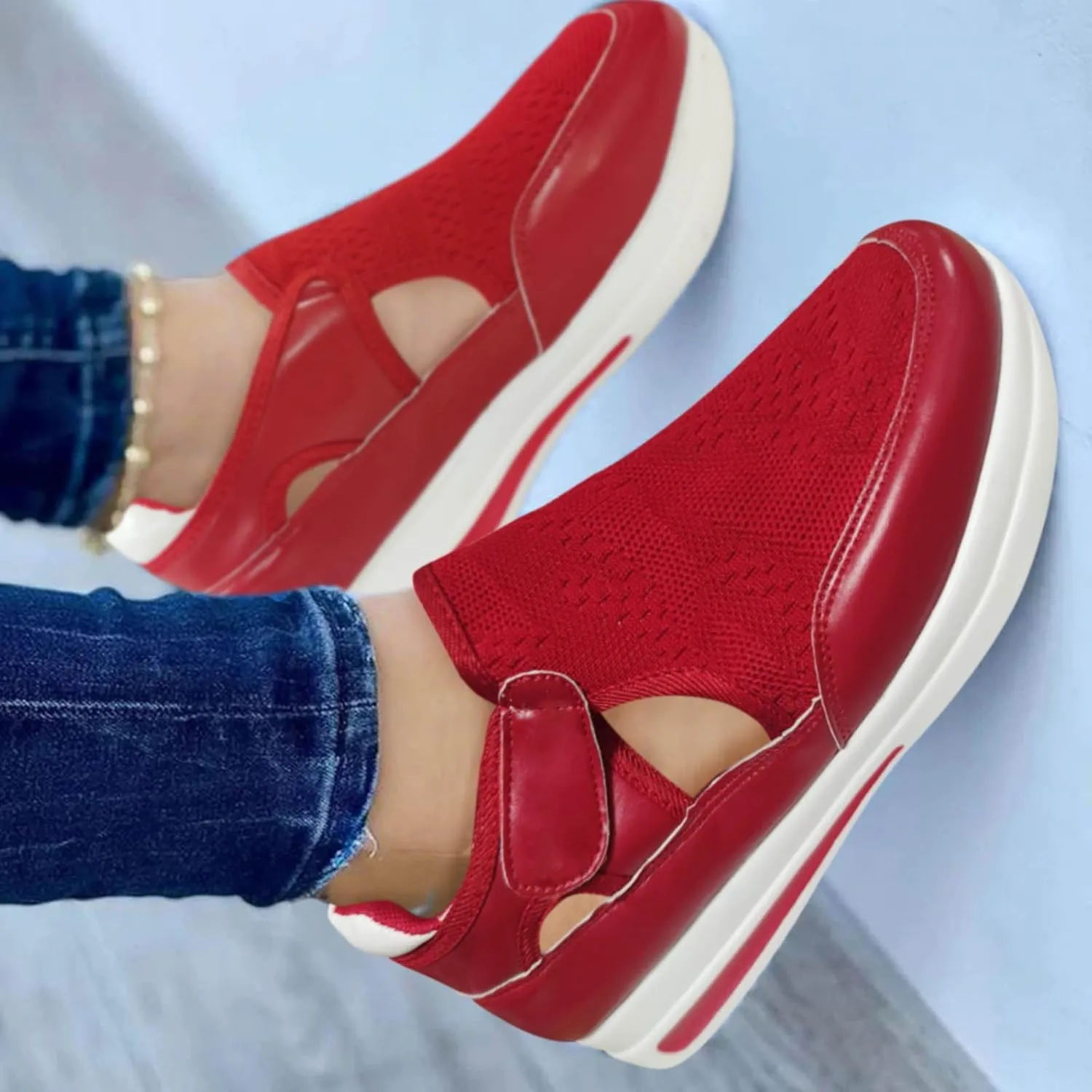 SBGMoSJ High Top Platform Sneakers for Women Zapatos para Mujer Comodos Y Elegantes Women Slip On Shoes Platform Sneakers for Women Black Comfy Shoes Women Work