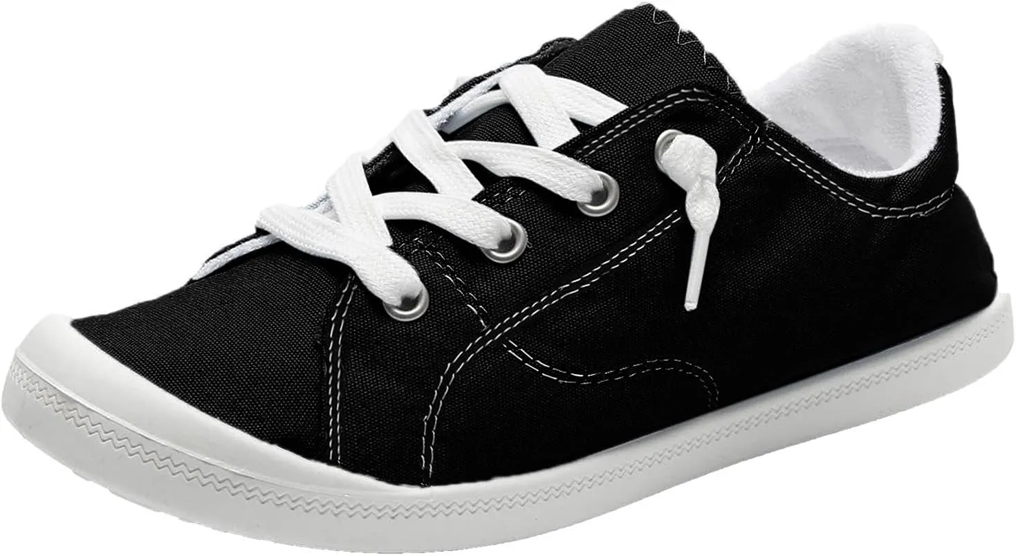 SBGMoSJ Womens Sneakers Wide Width Women's Comfortable Working Nurse Shoes Non-Slip Black Glitter Sneakers for Women Dressy Wedge Heel Sneakers for Women Slip On Tennis Shoes Women Size 11