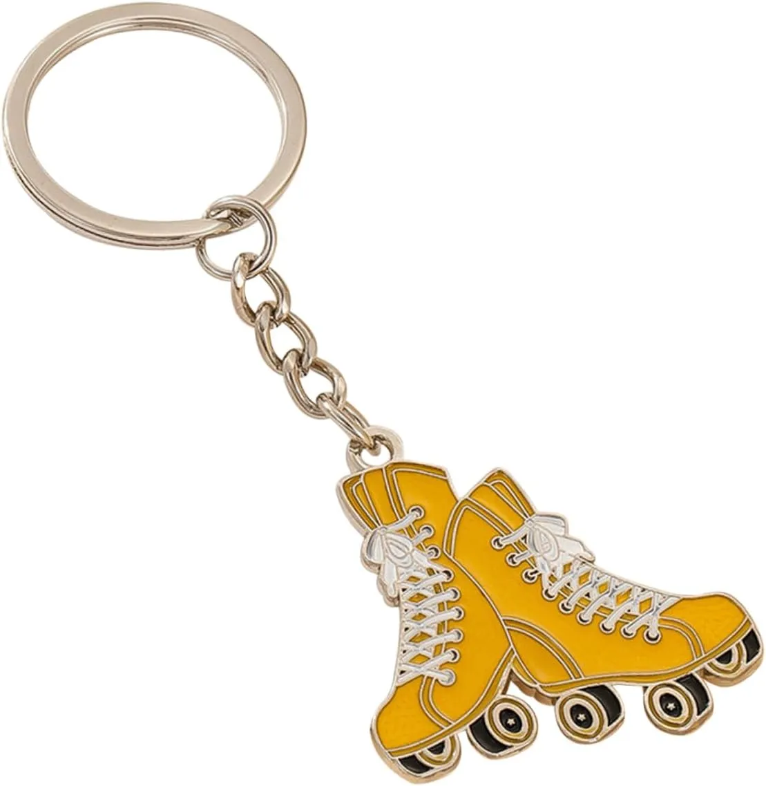 Skating Shoes Key Chain Adorable and Unique Roller Skate Pendant Lightweight Keyring for Keys Bag Creative Girls and Couples