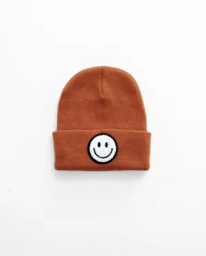 Smiley Beanie | Rust