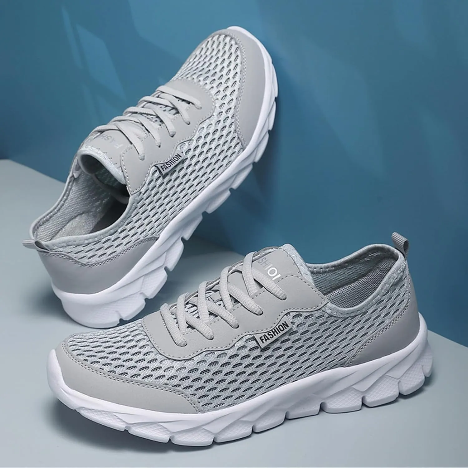 Sneakers for Men Men's Skateboarding Shoes Men's Mesh Sneakers Lightweight Casual Walking Shoes Men Casual Mesh Breathable Walking Dress Wide Tennis