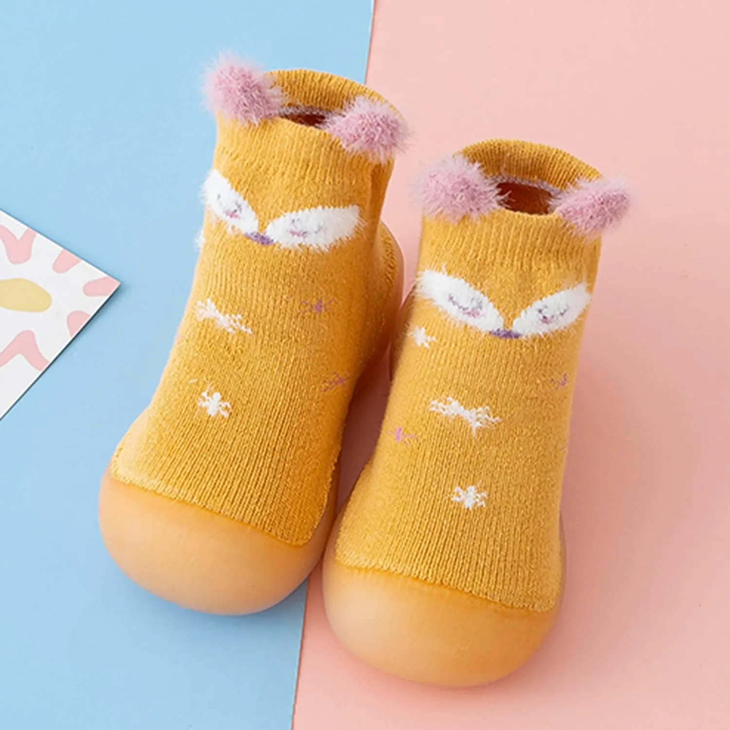 Sock Shoes Toddler,Infant Boys Girls Animal Prints Cartoon Socks Shoes Mesh The Floor Socks Non Slip Prewalker Shoes