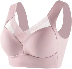 Sports Bra for Women - Large Bust, High Support, No Underwire, Plus Size, Push Up Supportive Bra - Breathable, Padded