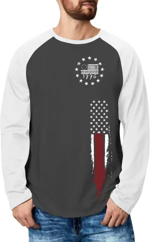 Sweatshirts For Men Crewneck Vintage Casual Prints Long Sleeve Graphic Fashion Outdoor Graphic Sweatshirts