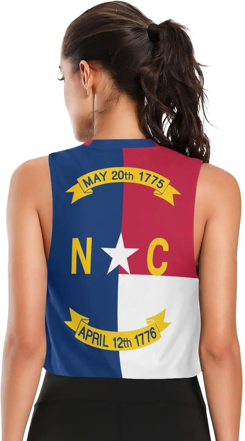 Tank Tops Running Shirts for Women Crop Top Workout Shirts Sleeveless Cropped Muscle Tank Shirts, Small