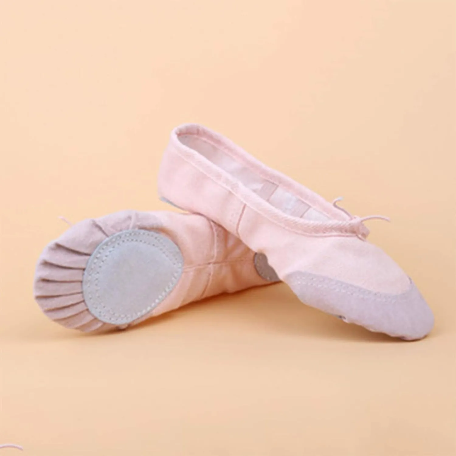 Toddler School Shoes Band Split Shoes Girls Sole Flats Gymnastics Shoes Dance Ballet Canvas Elastic Baby Shoes 12 Month White Tennis Shoes