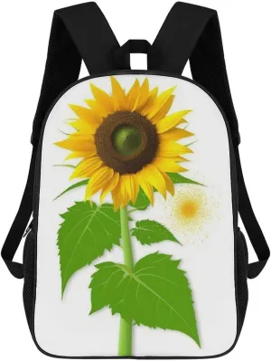 Travel Backpack for Men Laptop Backpack Sunflower And Weed Lightweight Casual Daypack for Business