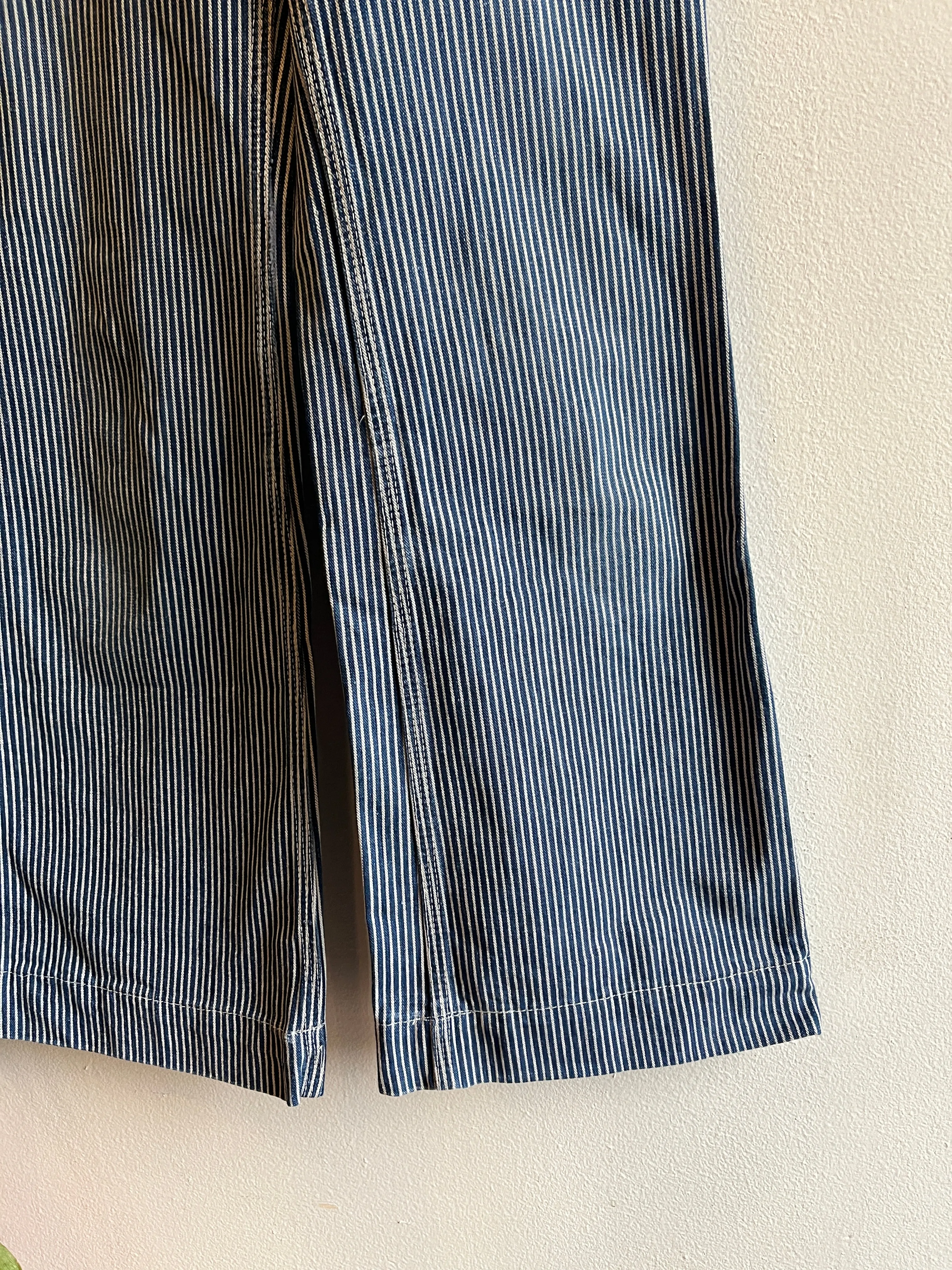 Vintage 1970s Lee Hickory Stripe Denim Overalls