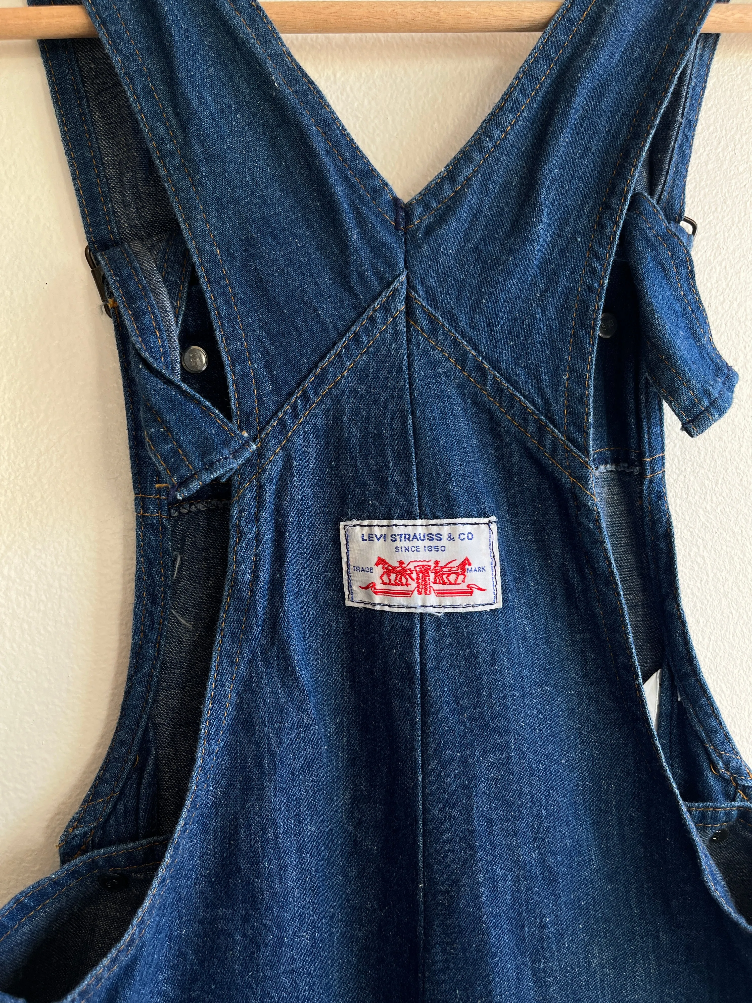 Vintage 1970s Levis Denim Overalls