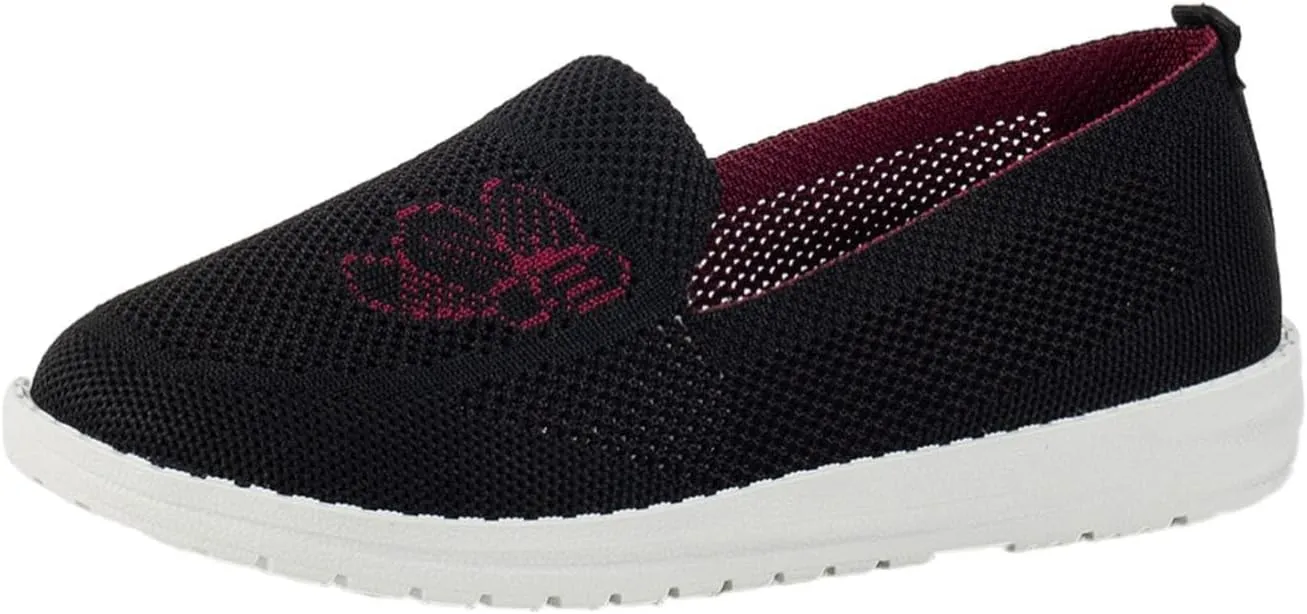 Walking Sneakers for Women 2023 White Black Slip On Tennis Shoes Female Womens Shoes Slip On Wide Width Size 10 1/2 Women's Fashion Sneakers Returns Women's Everyday Winter Shoes
