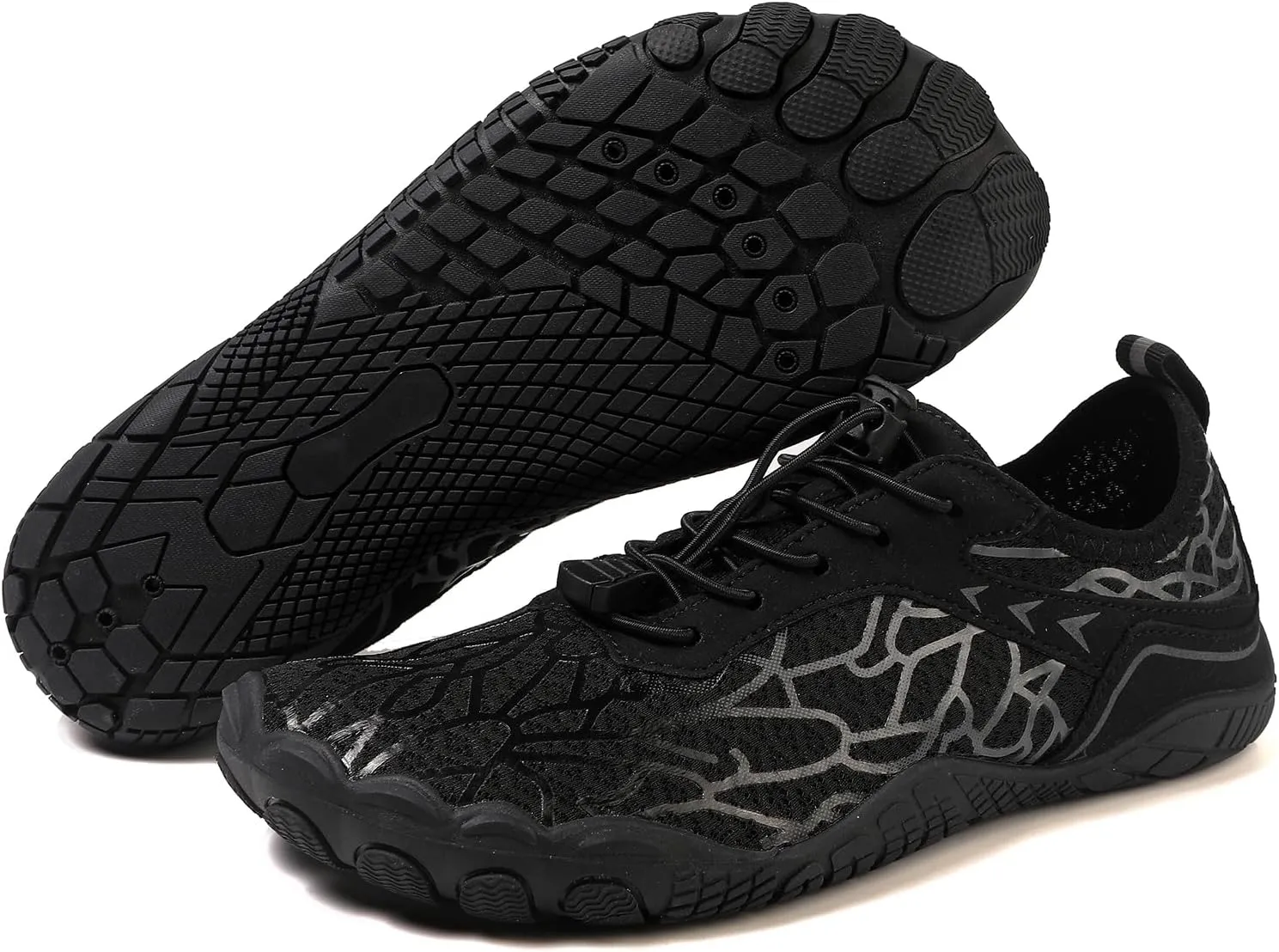Water Shoes for Women Men Quick Dry Wide Toe Box Shoes Unisex Lightweight Barefoot Shoes Trail Running Healthy & Non-Slip Barefoot Shoes Athletic Breathable Grounded Shoes for Beach Pool Kayak
