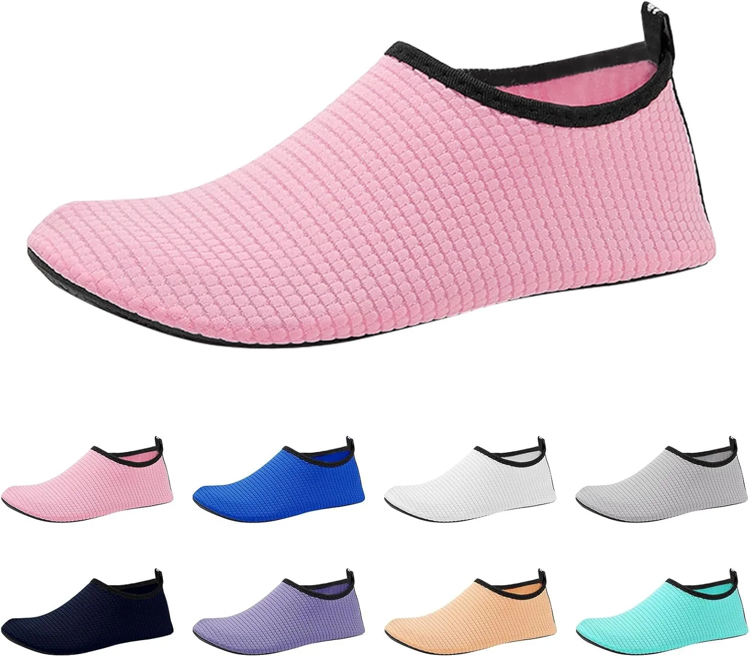 Water Shoes Quick-Dry Barefoot Slip-on for Beach Pool Swim River Yoga Sport Shoes Lightweight Breathable Low Top Sneaker