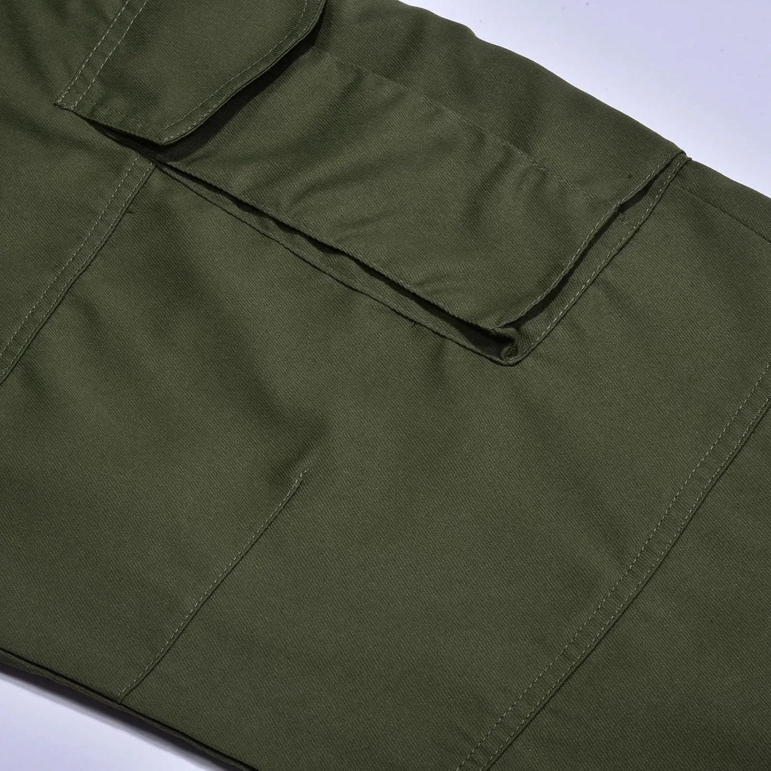 Weatherproof Men's Pants Mens Casual Elastic Drawstring Cargo Pants Lightweight Relaxed Fit Cotton Workout Sweatpants