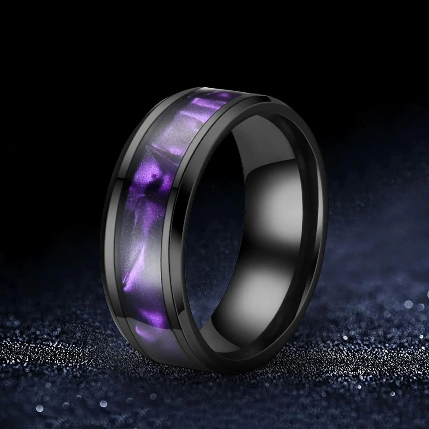Wedding Band Set for Women,925 Sterling Silver Gemstone Inlaid Vintage Ring Cubic Zirconia Engagement Promise Rings for Her