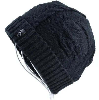 West Louis Velvet Rasta Skull Beanies