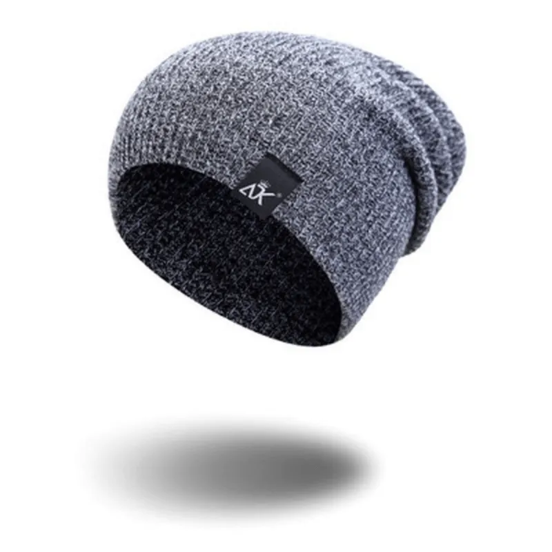 Winter Fashion Knitted Beanie Hat- Elastic Wool Outdoor