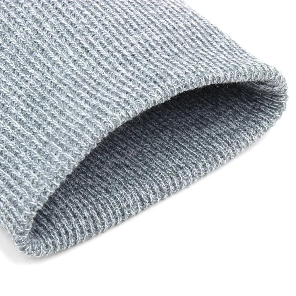 Winter Fashion Knitted Beanie Hat- Elastic Wool Outdoor