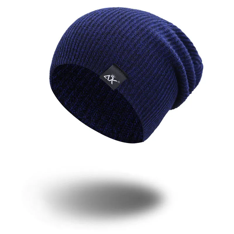 Winter Fashion Knitted Beanie Hat- Elastic Wool Outdoor