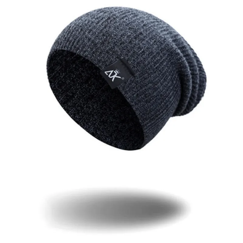 Winter Fashion Knitted Beanie Hat- Elastic Wool Outdoor