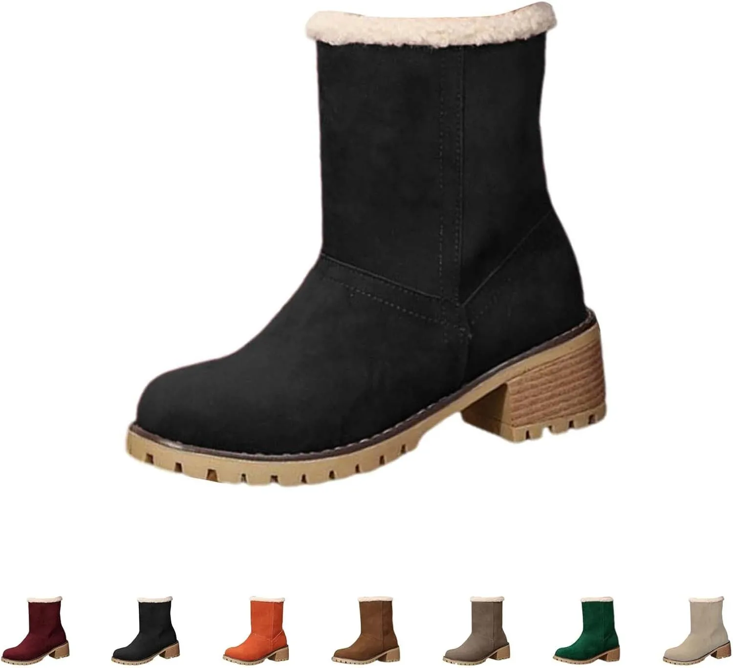 Women Boots Ankle Black Womens Boots Wide Booties for Women Taupe Ankle Boots for Women Ankle Booties for Women Low Heel Arch Support Boots Womens Ankle Booties Low Heel Brown