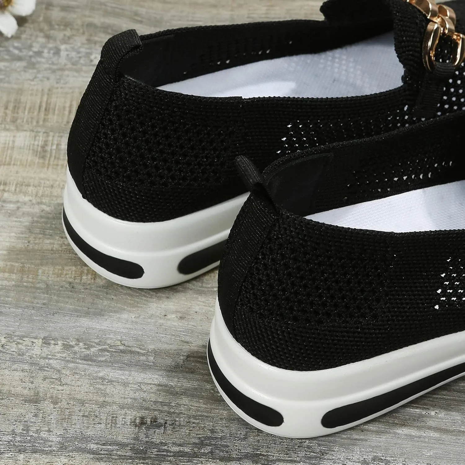 Women Comfy Orthopedic Walking Shoes, 2025 Women's Chain Orthopedic Breathable Slip On Arch Support Non-Slip Sneakers