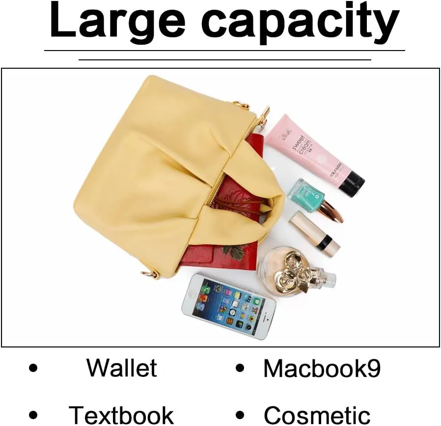 Women Purses and Handbags Fashion Ladies PU Leather Top Handle Satchel Shoulder Tote Bags