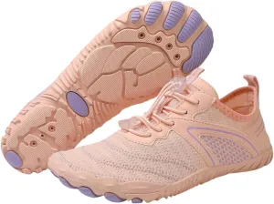 Womens Barefoot Minimalist Shoes, Hike Barefoot Water Shoes for Women Men, with Wide Toe, Suitable for Beach, Swim, Aqua, River, Athletic Sport, Kayaking, Boating, Rock, Yoga, Pool & Lake