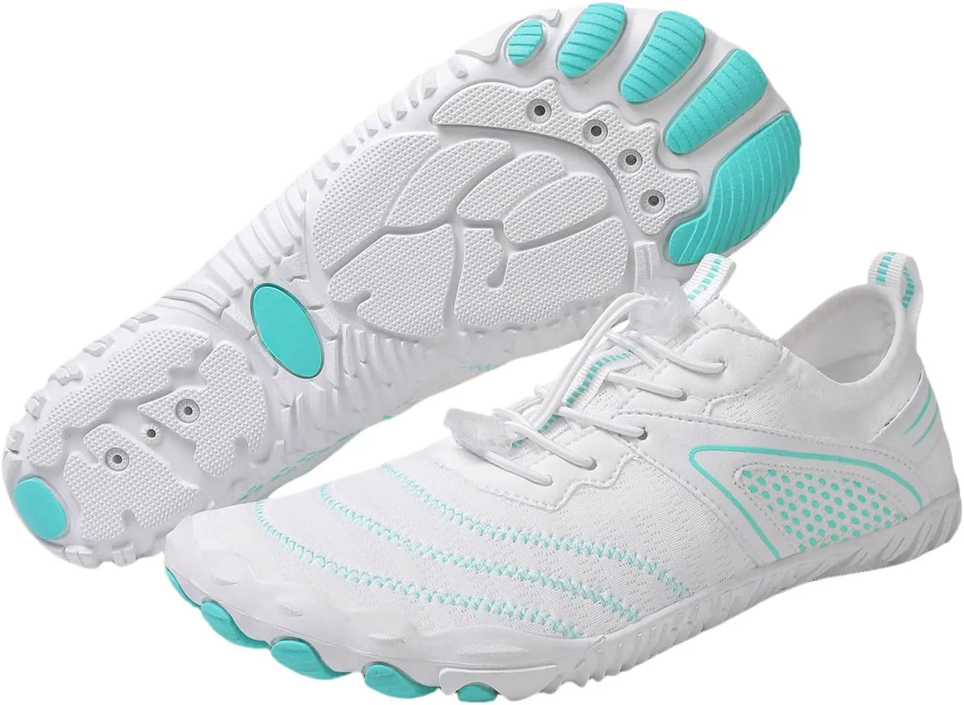 Womens Barefoot Minimalist Shoes, Hike Barefoot Water Shoes for Women Men, with Wide Toe, Suitable for Beach, Swim, Aqua, River, Athletic Sport, Kayaking, Boating, Rock, Yoga, Pool & Lake
