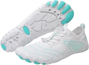 Womens Barefoot Minimalist Shoes, Hike Barefoot Water Shoes for Women Men, with Wide Toe, Suitable for Beach, Swim, Aqua, River, Athletic Sport, Kayaking, Boating, Rock, Yoga, Pool & Lake