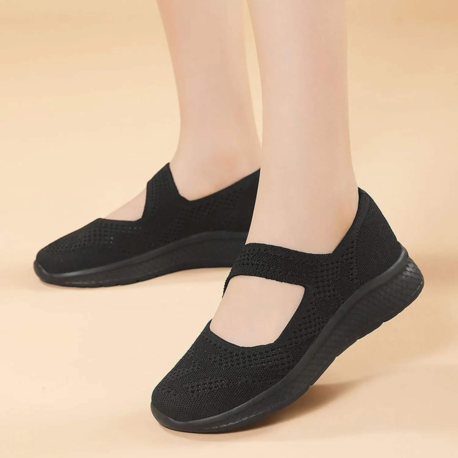 Womens Canvas Slip On Loafers Casual Walking Shoes Lightweight Comfortable Sneakers Non Slip Flat Flats