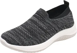 Women's Canvas Slip on Low Top Fashion Orthopedic Sneakers for Women Non Slip Loafer Shoes Classic Comfortable Flat Breathable Casual Shoes Comfortable Walking Shoes