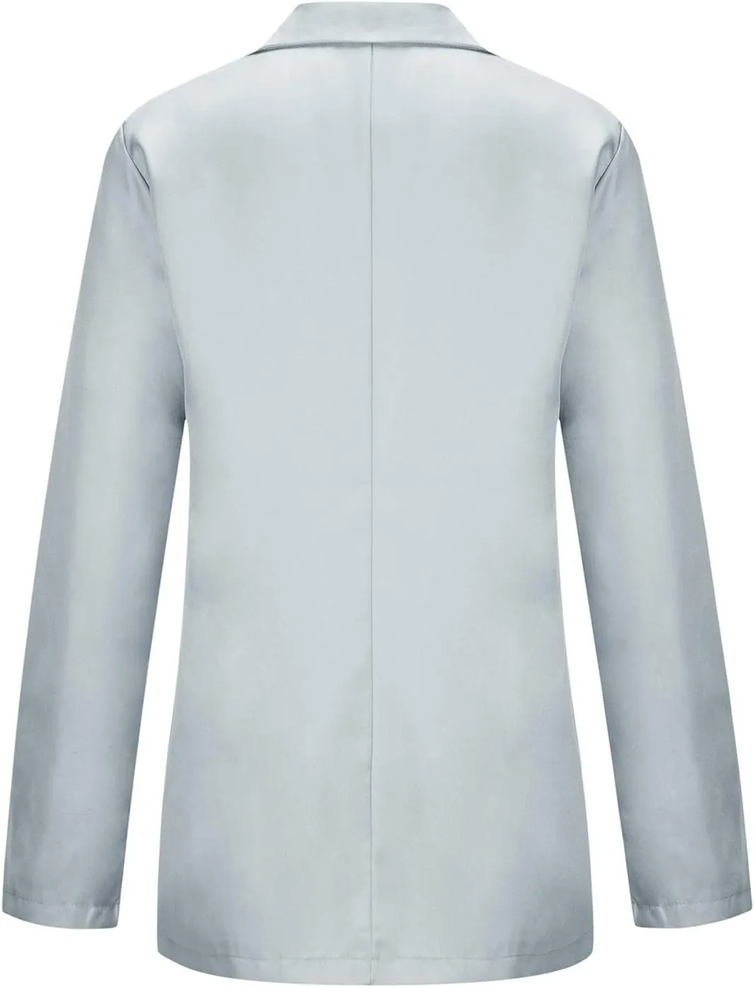 Women's Casual Blazers Long Sleeve Lapel Jacket Slim Open Front Cardigan Work Office Suit Coat with Pockets