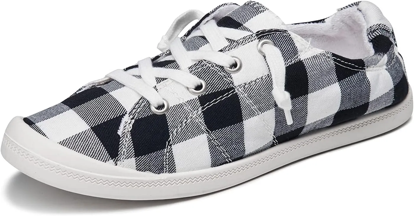 Womens Fashion Platform Sneakers 2023 Zapatos Negros para Mujer De Tacon Shoes for Women Sneakers Trendy Black White Sneakers Slip Ons for Women Platform Zapatos Comodos para Mujer De Vestir Anchos